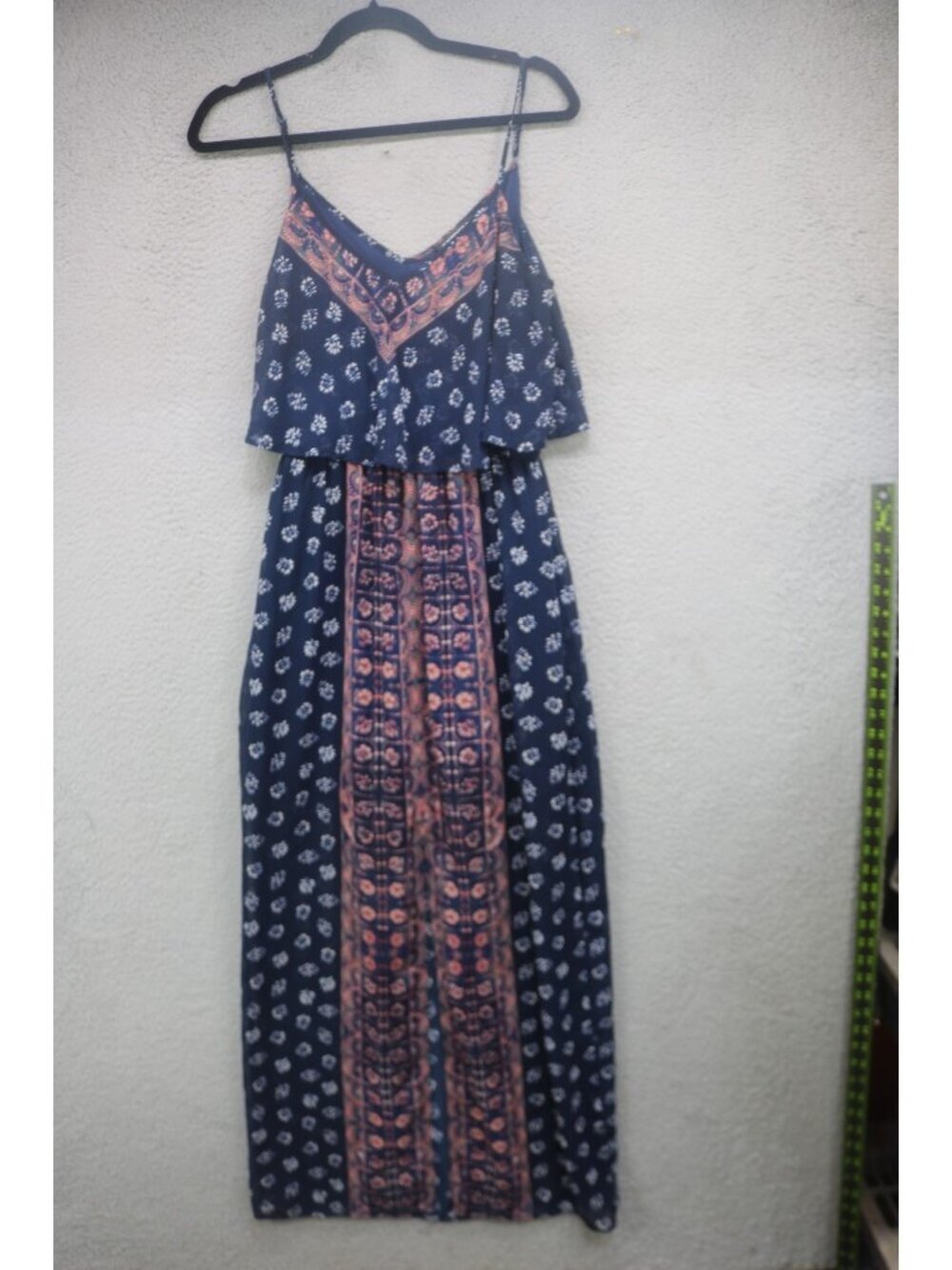Express Strappy Babydoll Maxi Dress-Half Lined-Size PS-High Slit-Beachy-BOHO